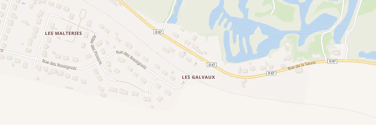 Plan du 46 Rue de la Saura à Niherne