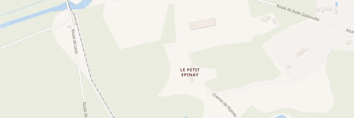 Plan de Che de l’Epinay à Thoury