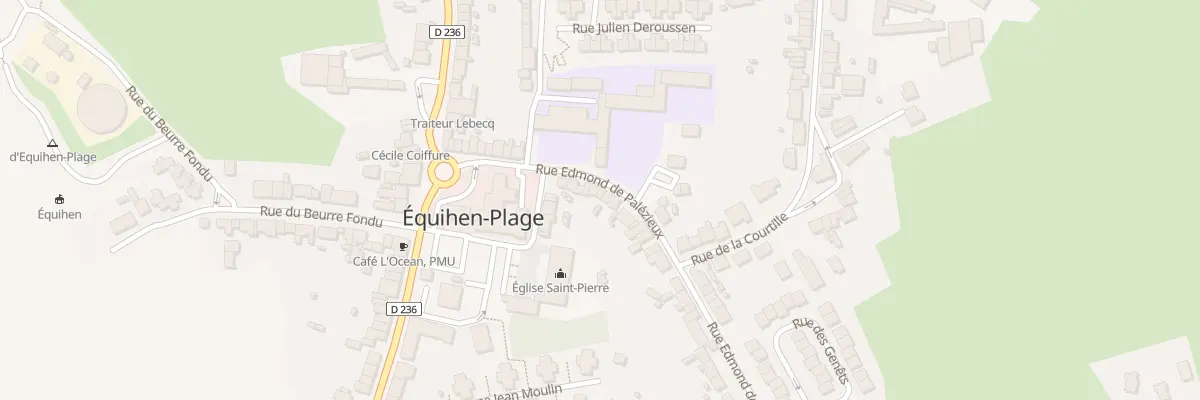 Plan du 8 Rue Edmond de Palezieux à Équihen-Plage
