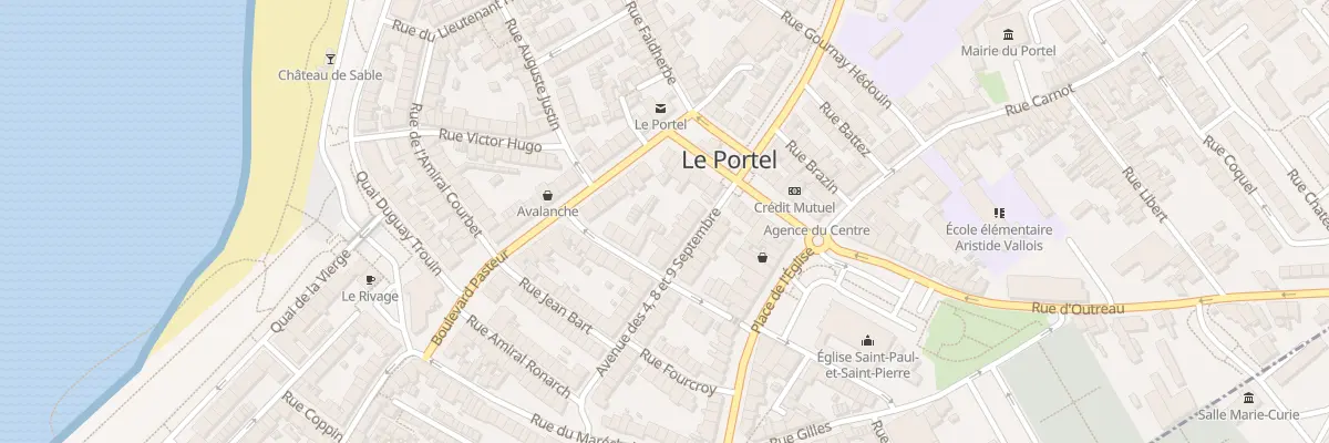 Plan du 33 Bd du 4 8 9 Septembre au Portel