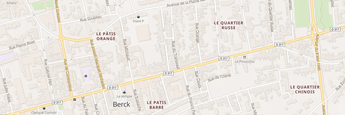 Plan du 7 Rue du Transvaal à Berck