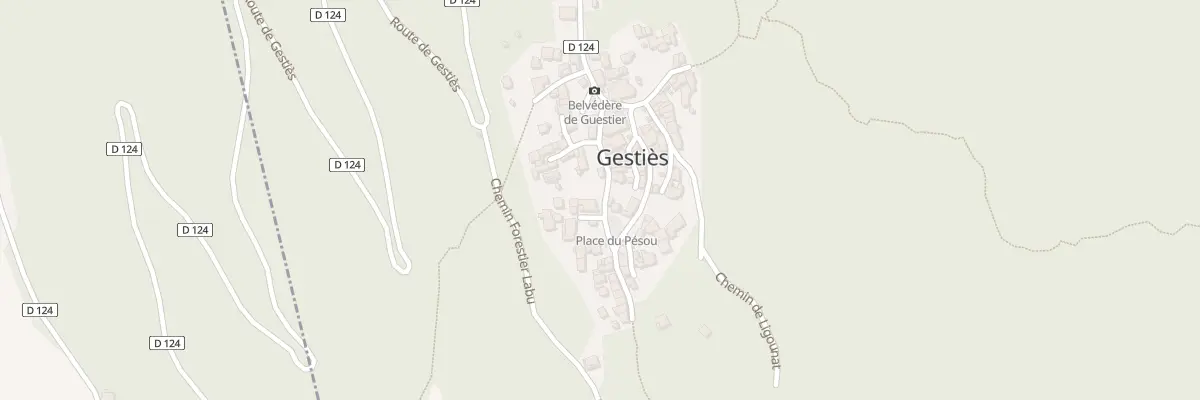 Plan du 46 Village à Gestiès