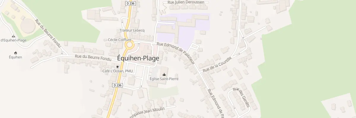 Plan du 12 Rue Edmond de Palezieux à Équihen-Plage