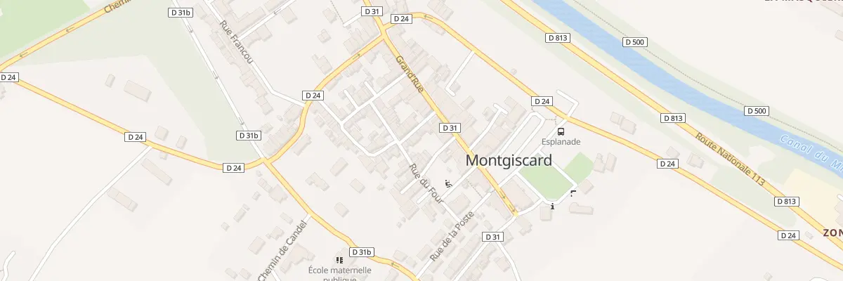 Plan du 5 Rue de la Place à Montgiscard