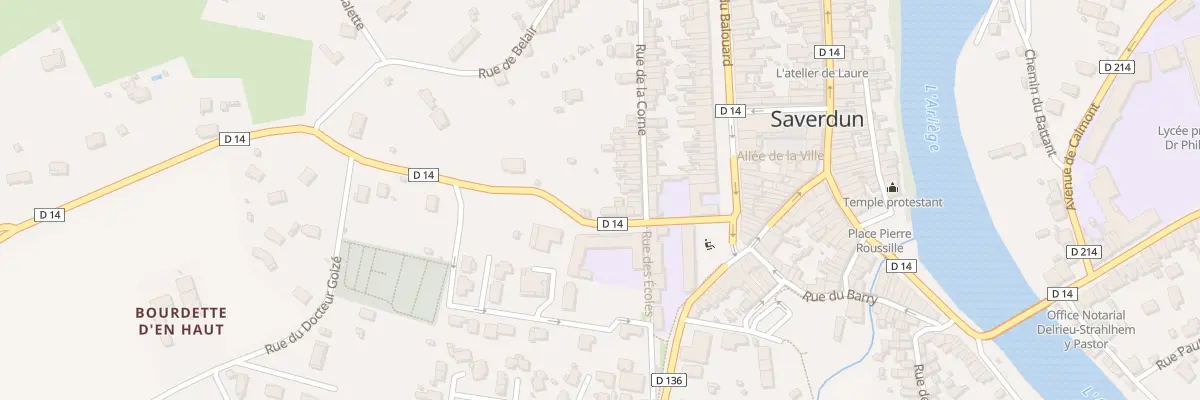 Plan du 30 Rue de la Corne à Saverdun