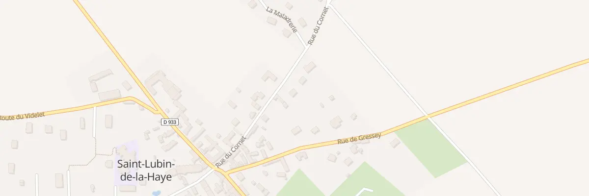 Plan du 14 Rue du Cornet à Saint-Lubin-de-la-Haye
