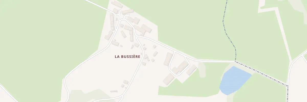 Plan du 10 La Bussiere à Fursac