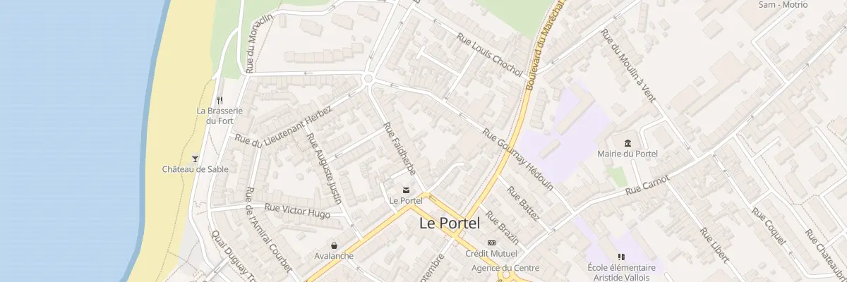 Plan du 27 Rue Faidherbe au Portel