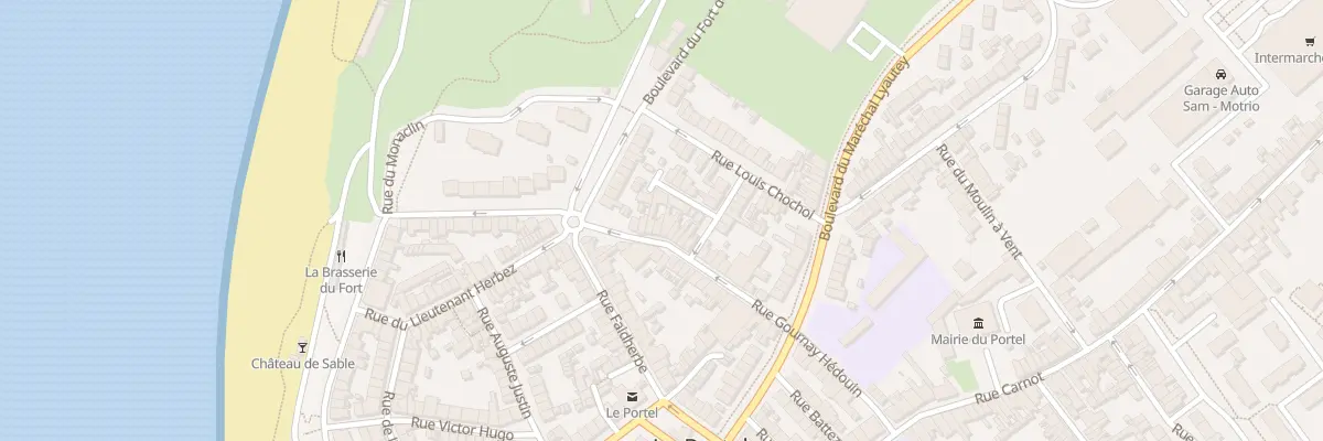 Plan du 11 Rue Gournay Hédouin au Portel