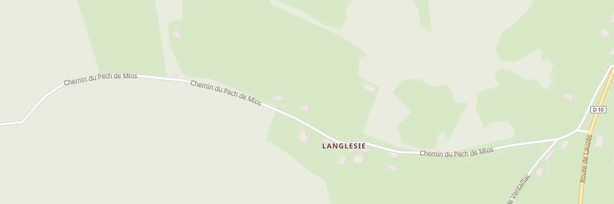 Plan du 622 Che du Pech de Mios aux Pechs du Vers