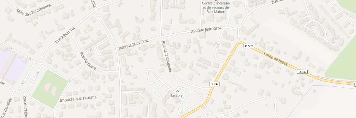 Plan du 142 Rue de la Chapelle à Fort-Mahon-Plage