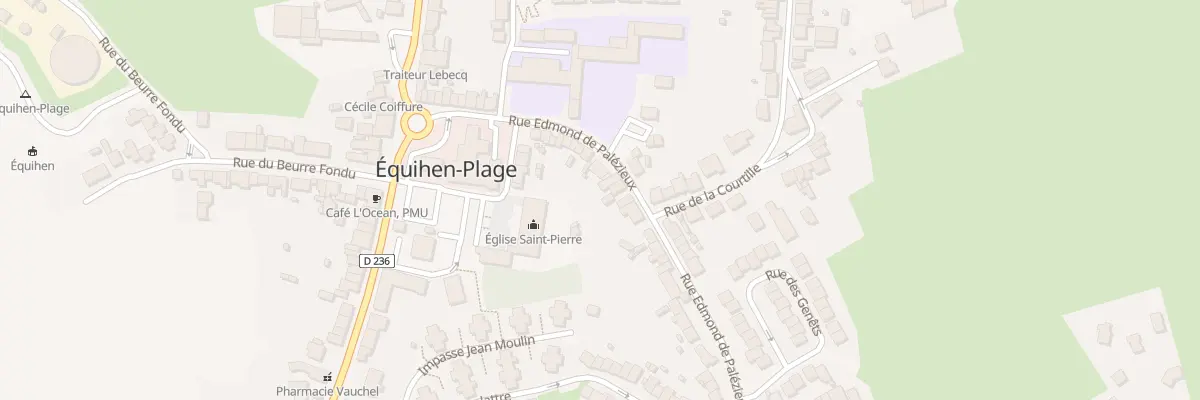 Plan du 20 Rue Edmond de Palezieux à Équihen-Plage