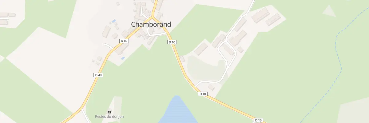 Plan du 3 Rue de l’Etang à Chamborand
