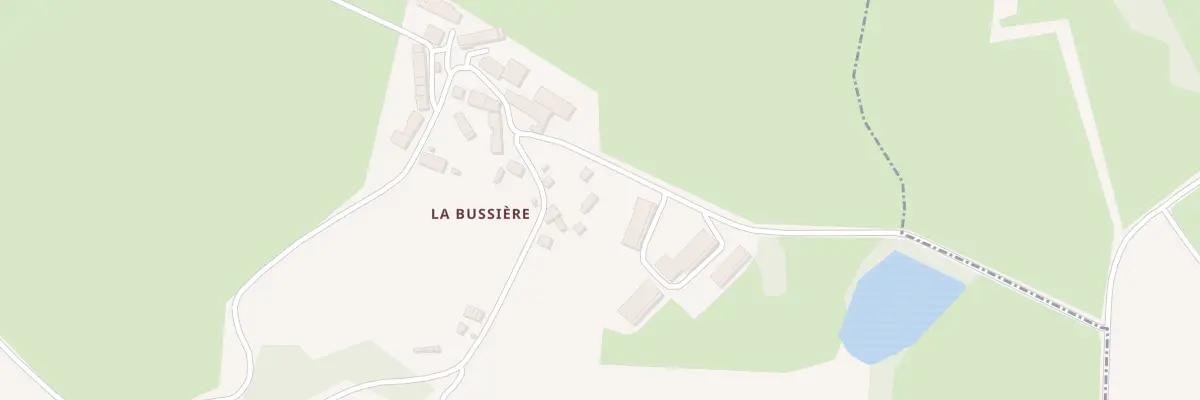 Plan du 11 La Bussiere à Fursac
