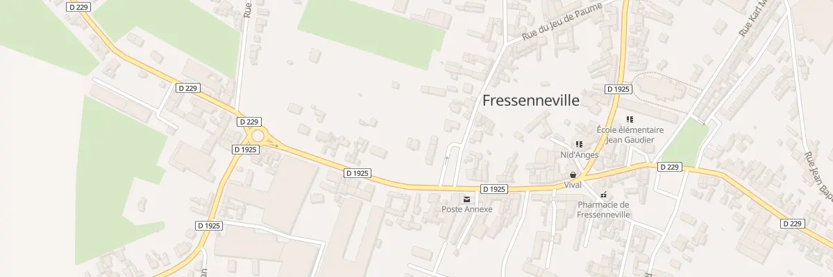 Plan du 26 Rue Jean Jaurès à Fressenneville