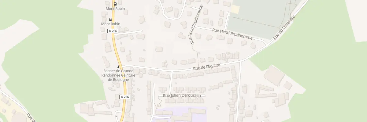 Plan du 21 Rue de l’Egalite à Équihen-Plage