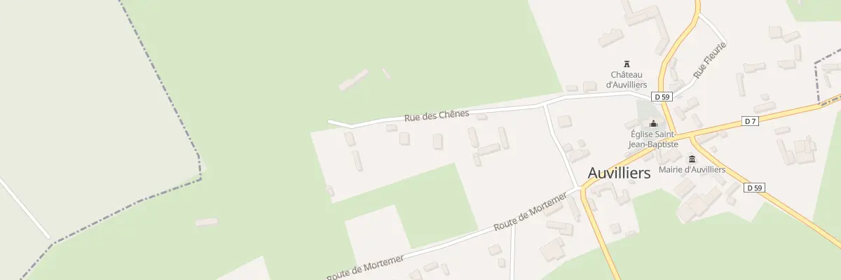 Plan du 9 Rue des Chênes à Auvilliers