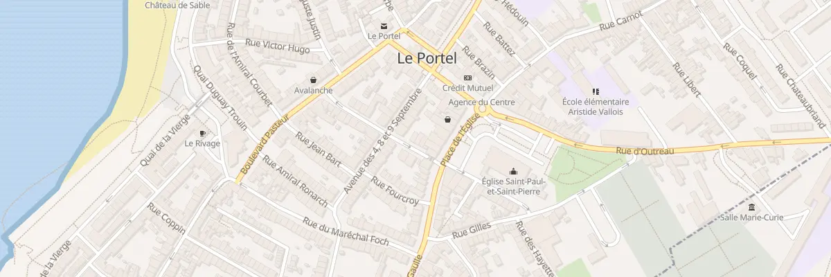Plan du 17 Rue de la Marine au Portel