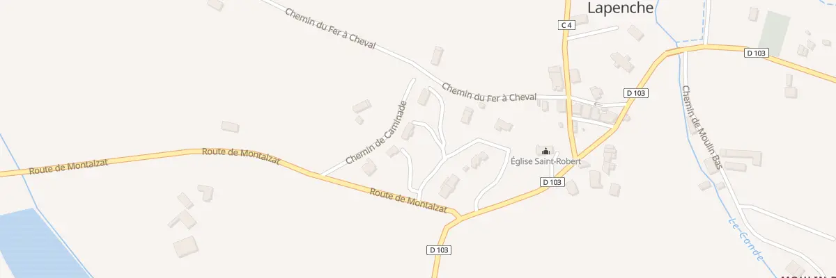 Plan du 3 Imp du Château à Lapenche