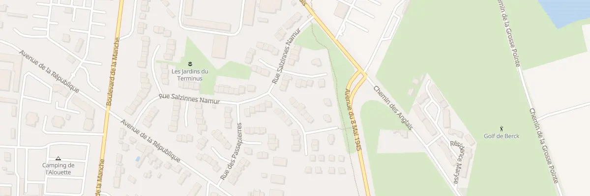 Plan du 1 Rue du Tir aux Pigeons à Berck