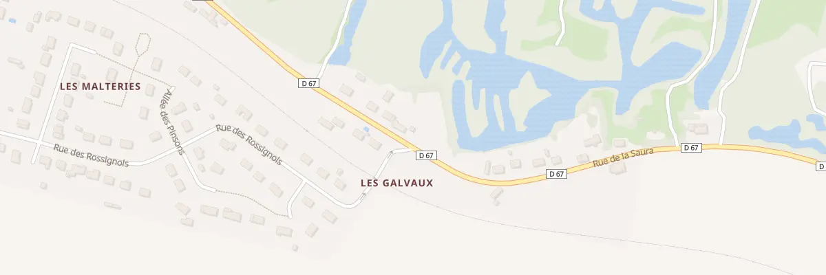 Plan du 33 Rue de la Saura à Niherne