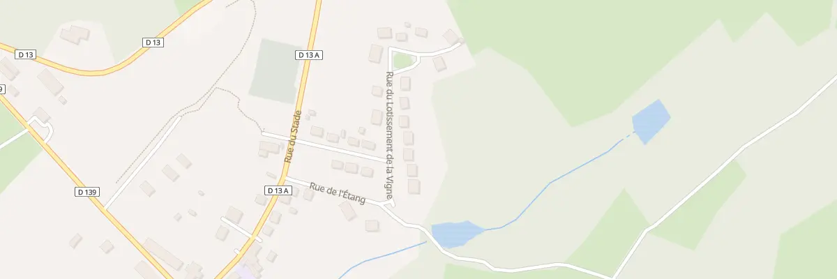 Plan du 5 Rue du Lotissement de la Vigne à Champnétery