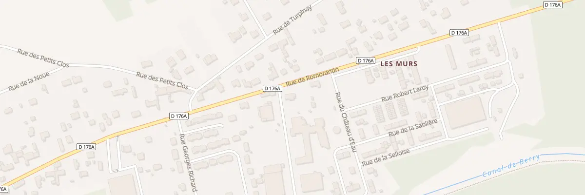 Plan du 128 Rue de Romorantin à Selles-sur-Cher