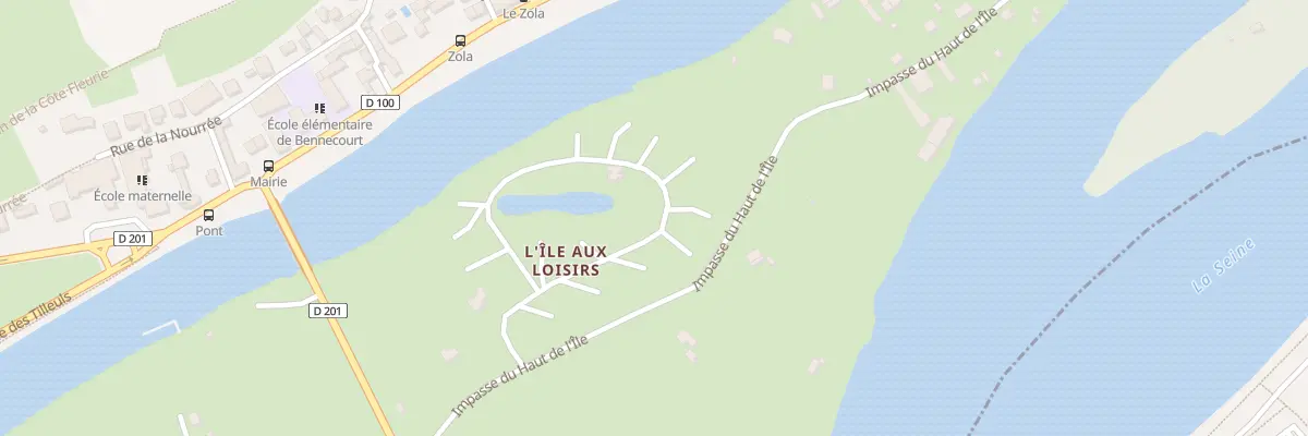 Plan du 83 L’Ile aux Loisirs à Bennecourt