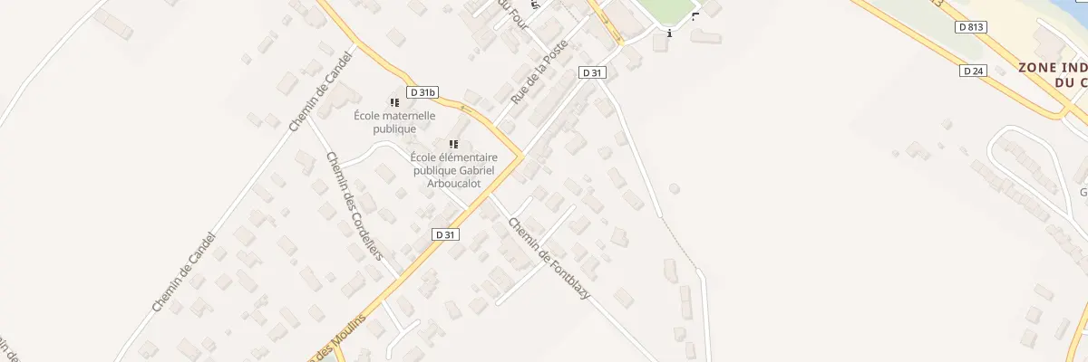 Plan du 27 Rue des Moulins à Montgiscard