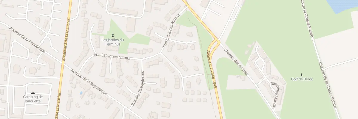 Plan du 3 Rue du Tir aux Pigeons à Berck