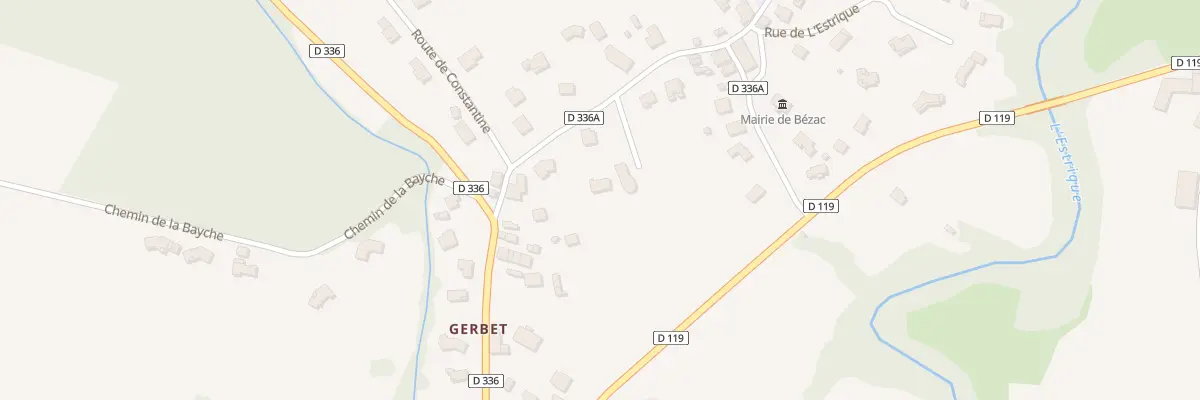 Plan du 155B Rue de Trémège à Bézac
