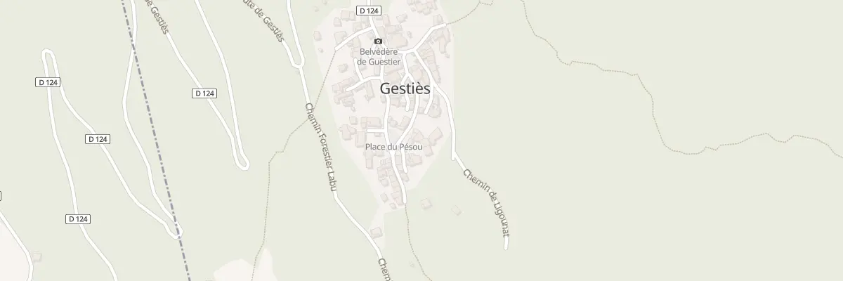 Plan du 78 Village à Gestiès
