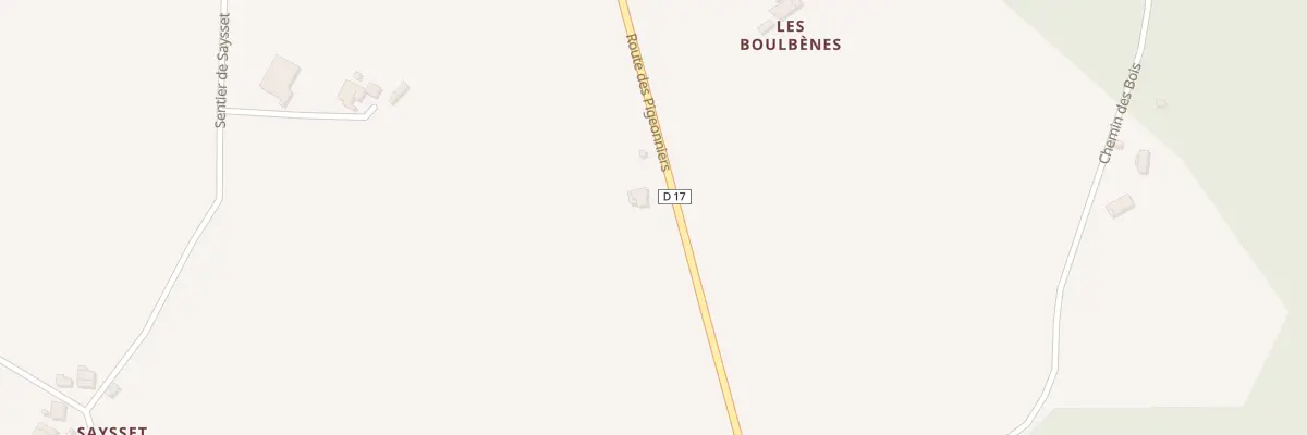 Plan du 3201 Rte des Pigeonniers à Monteils