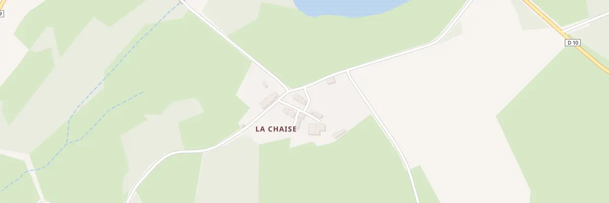 Plan du 10 La Chaize à Chamborand