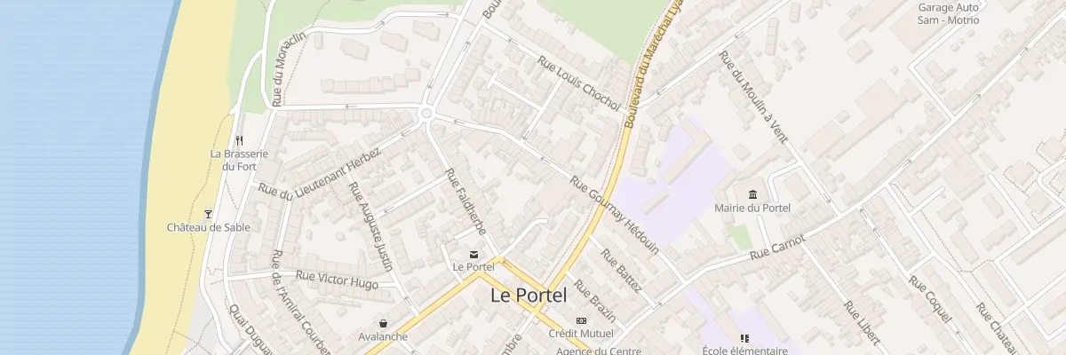 Plan du 26 Rue Gournay Hédouin au Portel