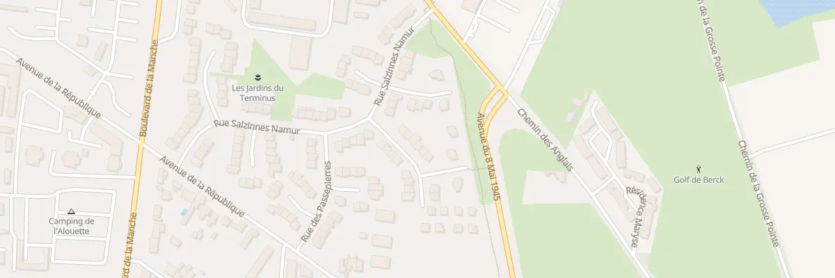 Plan du 5 Rue du Tir aux Pigeons à Berck