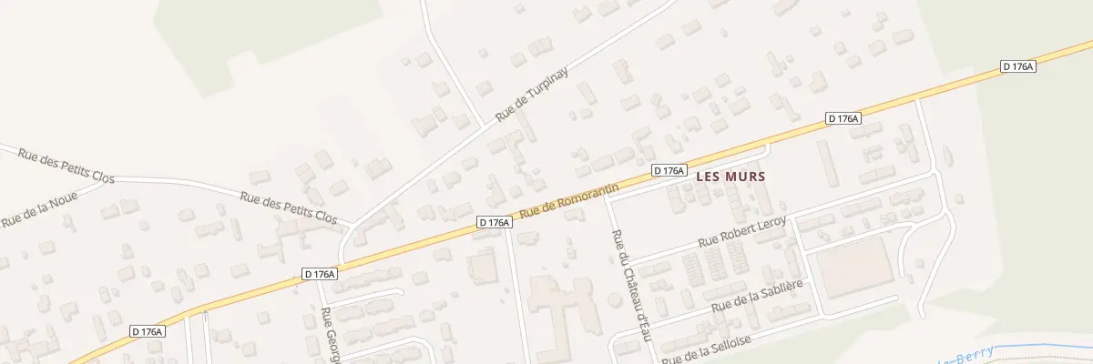 Plan du 157 Rue de Romorantin à Selles-sur-Cher