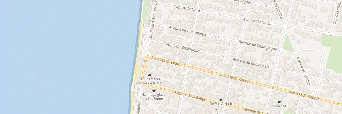 Plan du 7 Av de Flandre à Merlimont