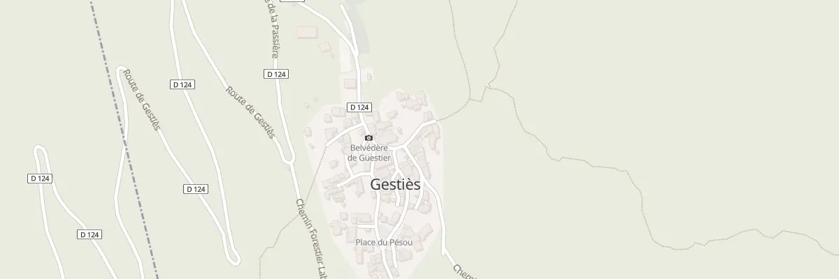 Plan du 13A Village à Gestiès