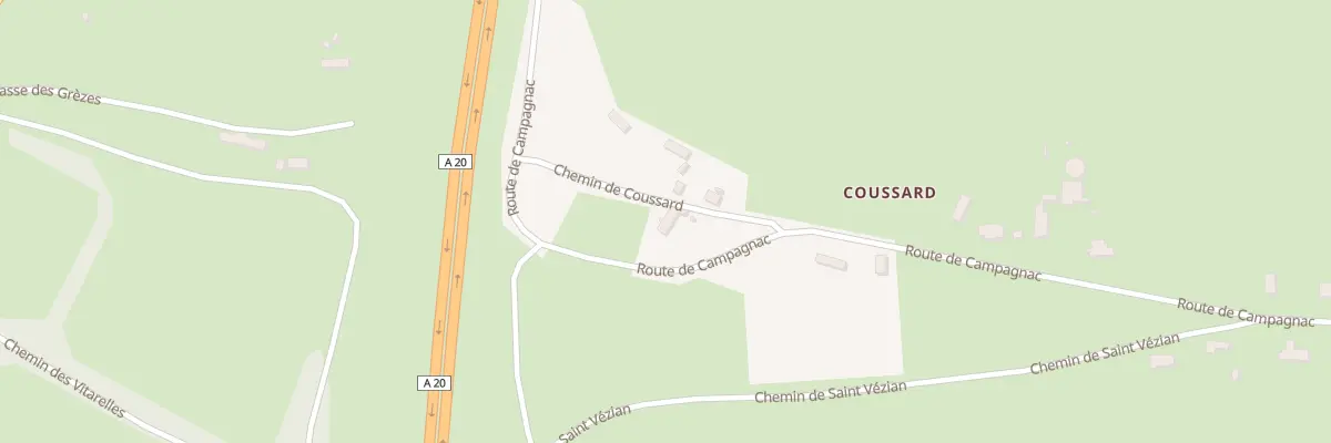 Plan du 5136 Les Vitarelles à Montfaucon