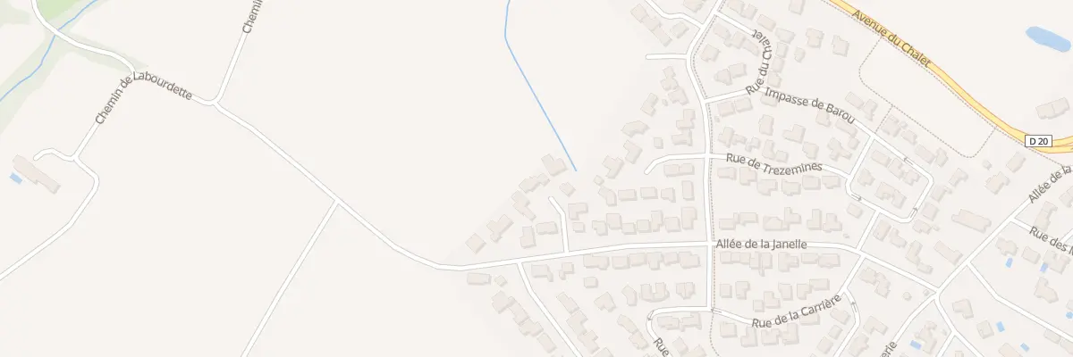 Plan du 6 Imp de la Janelle à Gragnague
