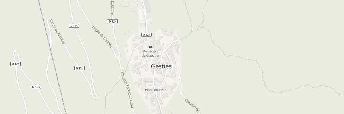 Plan du 28A Village à Gestiès