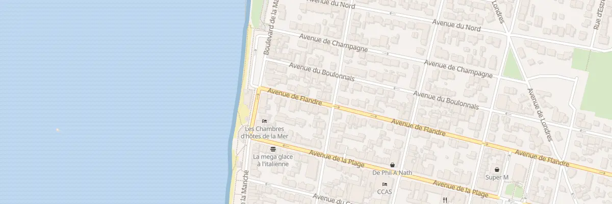 Plan du 14 Av de Flandre à Merlimont