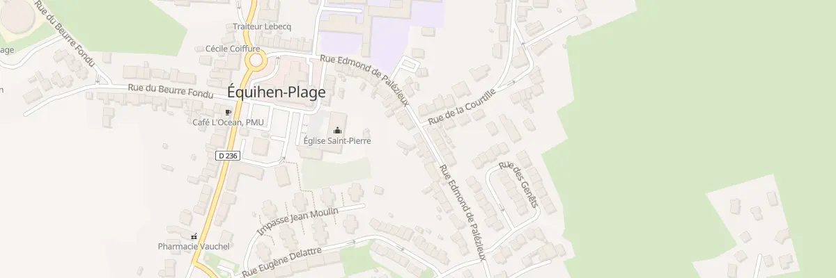 Plan du 30 Rue Edmond de Palezieux à Équihen-Plage