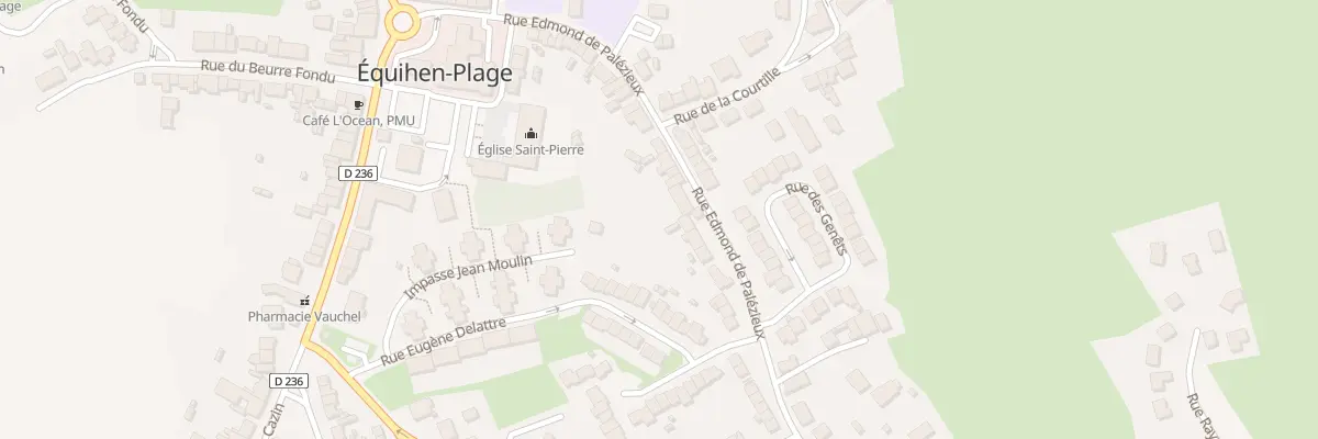 Plan du 42 Rue Edmond de Palezieux à Équihen-Plage