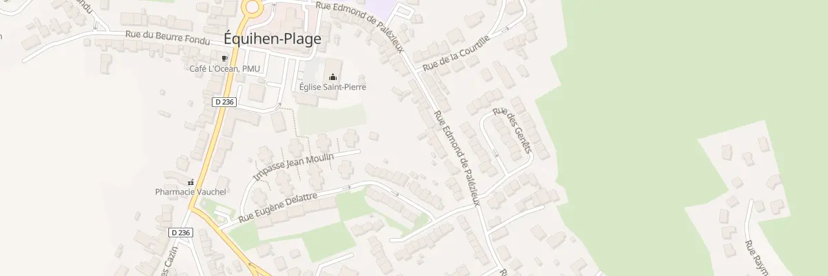 Plan du 44 Rue Edmond de Palezieux à Équihen-Plage