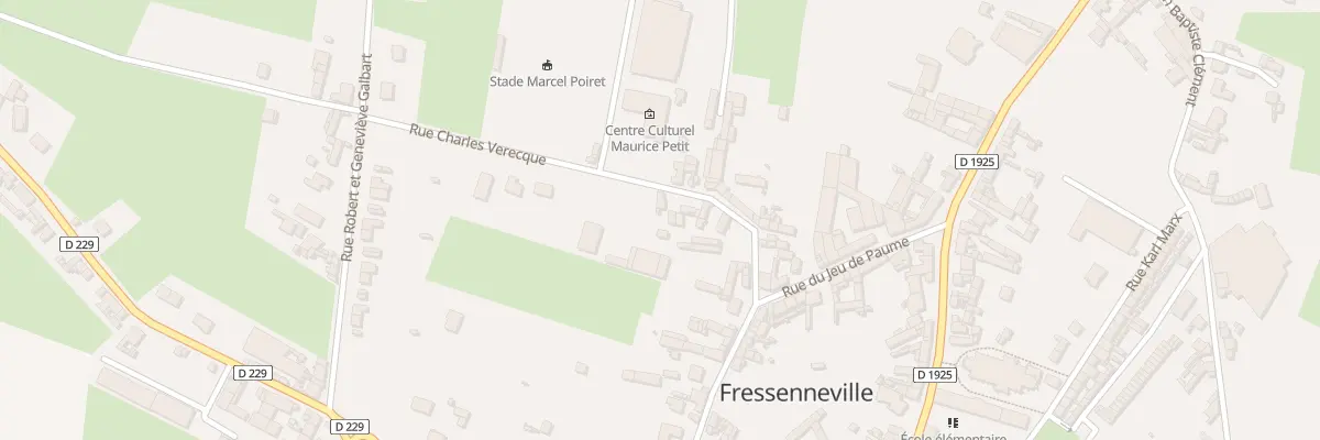 Plan du 5 Rue Charles Verecque à Fressenneville