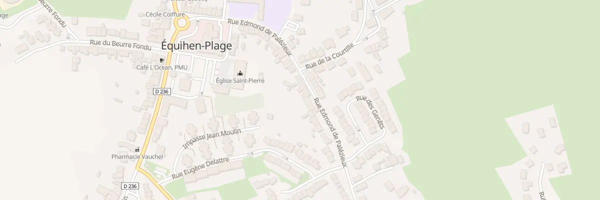 Plan du 38 Rue Edmond de Palezieux à Équihen-Plage