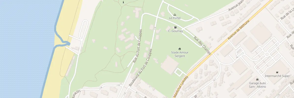 Plan du 5 Bd du Fort de Couppes au Portel