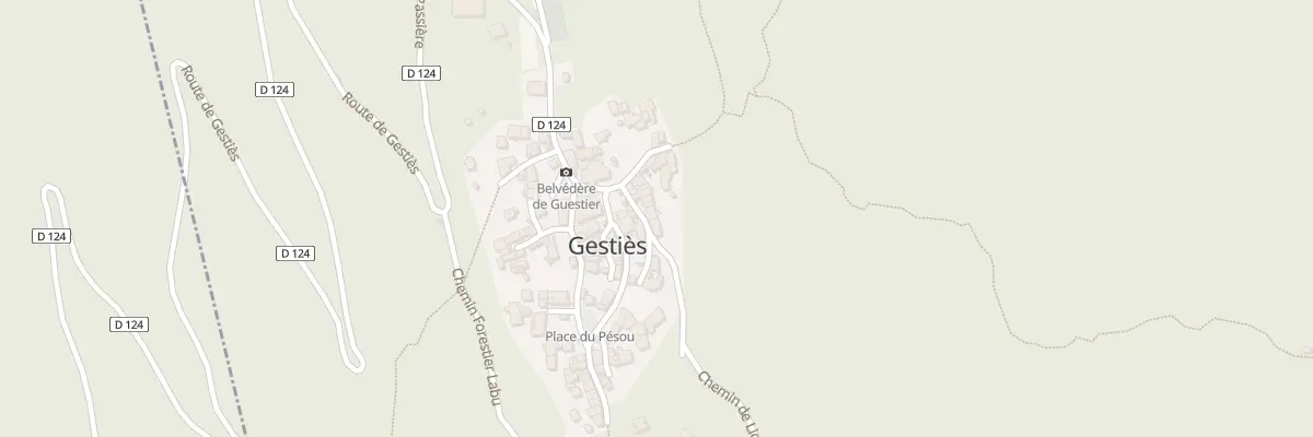 Plan du 16 Village à Gestiès